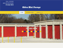 Tablet Screenshot of aldenestatesstorage.com